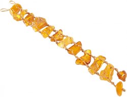 Braided amber bracelet