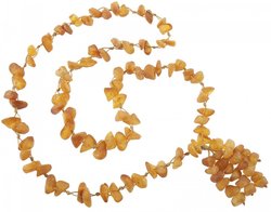 Amber bead necklace Нш-16