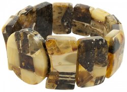Bracelet "Amber mosaic"