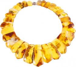 Amber bead necklace Нп-28-1097