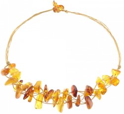 Amber beads-stones