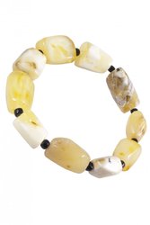 Amber bracelet with beads