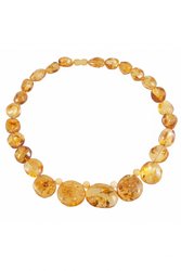Amber bead necklace NP164-1
