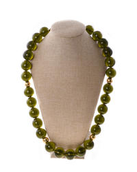 Amber bead necklace NPZ211-001