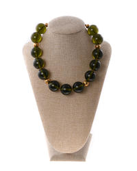 Amber bead necklace NPZ212-001