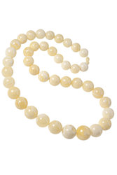 Amber bead necklace NNV4-001