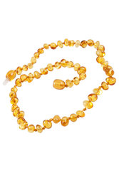 Children's beads made of amber stones