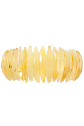 Bracelet made of light amber stones “Cleopatra”