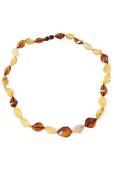 Amber bead necklace NP188-001