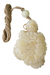 Carved amber pendant “Turtle”