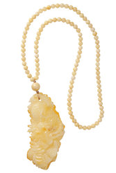 Amber bead necklace SUV000731-022