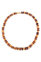 Beads made from amber donut stones “Triumph”