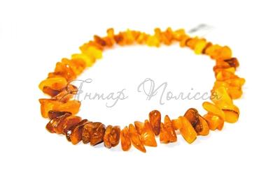 Amber bead necklace Нп-36