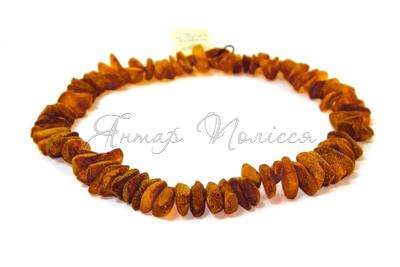 Amber bead necklace Нш-36