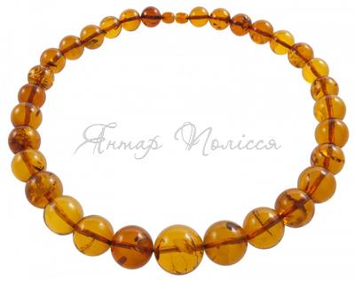 Amber bead necklace Нп-160