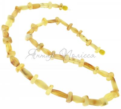 Amber bead necklace Нш-83