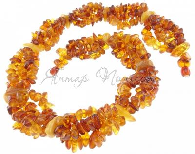 Amber bead necklace Нп-30