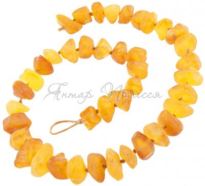 Amber bead necklace Нп-41