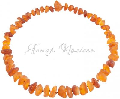 Amber bead necklace Нш-41