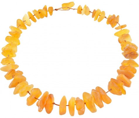 Beads-string with amber