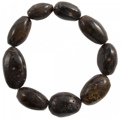 Bracelet made of large amber stones