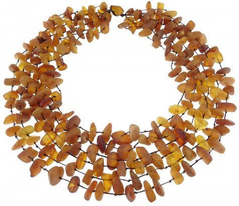 Multi-row stone beads