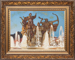Panel "Monument to the Founders of Kyiv"