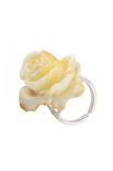 Кольцо из серебра «Цветок розы»