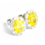 Yellow Gemstone Earrings