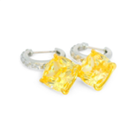 Yellow Gemstone Earrings