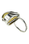 Серебряное кольцо с янтарем «Джейн»