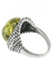 Перстень з каменем бурштину «Лучезарія»