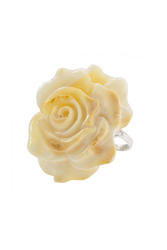 Кольцо из серебра «Цветок розы»