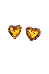 Silver earrings “Hearts”