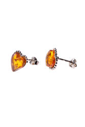 Silver earrings “Hearts”