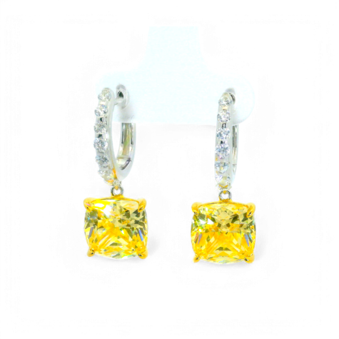 Yellow Gemstone Earrings