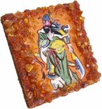 Souvenir magnet “Sacred Warrior Guan Yu”