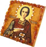 Souvenir magnet-amulet “Saint Panteleimon”
