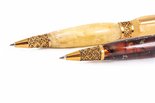 Кулькова ручка з бурштину