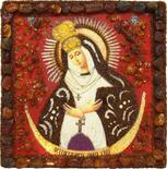 Souvenir magnet-amulet “Ostrobramskaya Icon of the Mother of God”