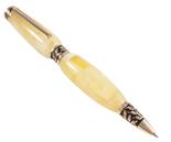 Pen decorated with amber SUV000010