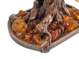 Сувенірне дерево-бонсай з бурштину