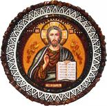 Amulet with the image of Jesus Christ (Kazan icon)