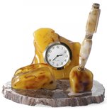 Настільний набір (годинник, ручка, тримач для візиток)