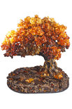 Дерево-бонсай з бурштину з декоративною підставкою