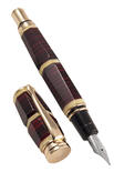 Гранована перова ручка з бурштину «Аташе»