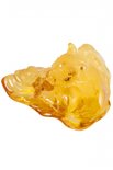 Souvenir carved from amber stone “Dog”