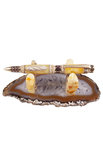 Pen decorated with amber SUV000258-007