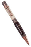 Бурштинова кулькова ручка с рогом оленя «Родео»