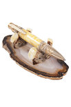 Pen decorated with amber SUV000258-005